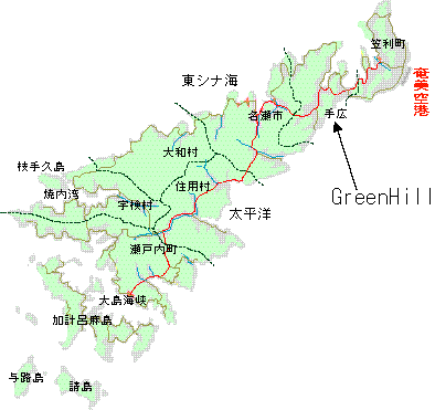 奄美大島地図